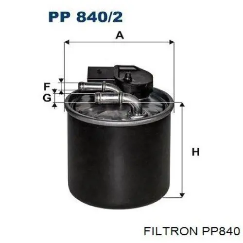 Фильтр тонкой очистки топлива Filtron PP840 цена, от 5.31 USD