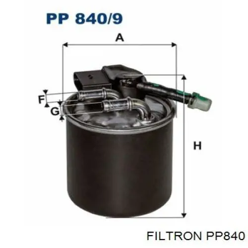Купить PP840 Filtron Фильтр-отстойник топлива грубой очистки