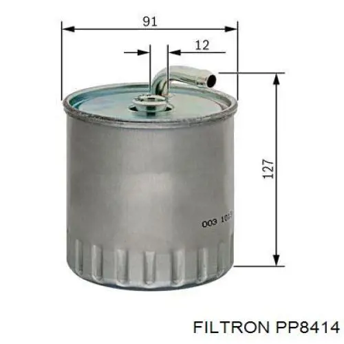 PP8414 Filtron топливный фильтр