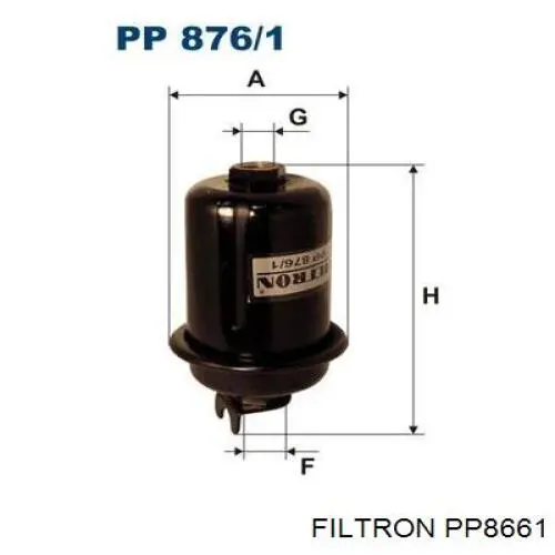 PP8661 Filtron Фильтр топлива