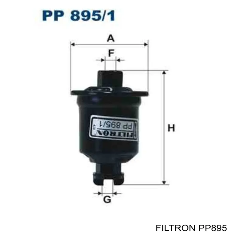 Фильтр тонкой очистки топлива Filtron PP895 цена, от 8.59 USD
