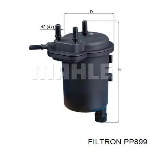Топливный фильтр PP899 Filtron