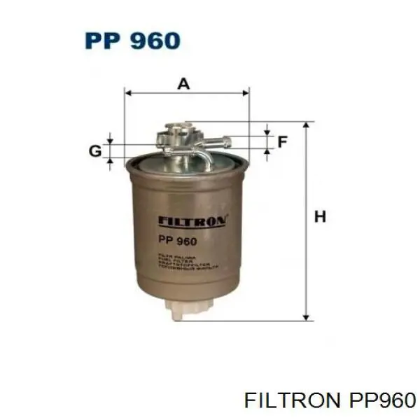 Купить PP960 Filtron Фильтр-отстойник топлива грубой очистки