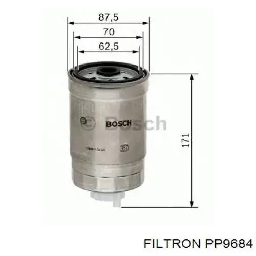 Топливный фильтр PP9684 Filtron