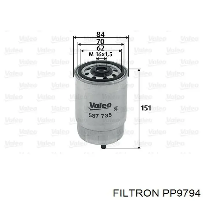 Фильтр топливный Filtron PP9794