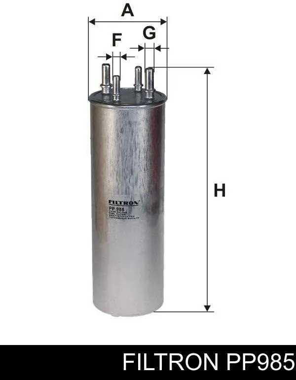 Фильтр тонкой очистки топлива Filtron PP985 цена, от 40.25 USD