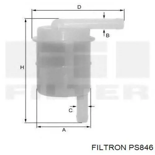 PS846 Filtron топливный фильтр