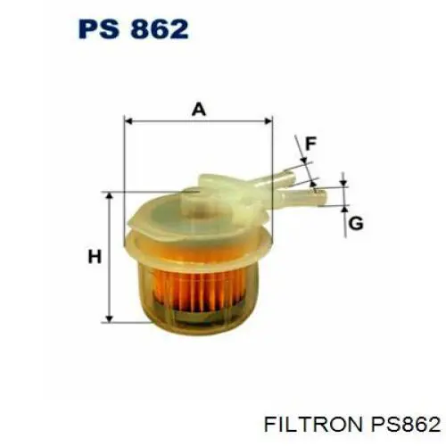 Топливный фильтр PS862 Filtron
