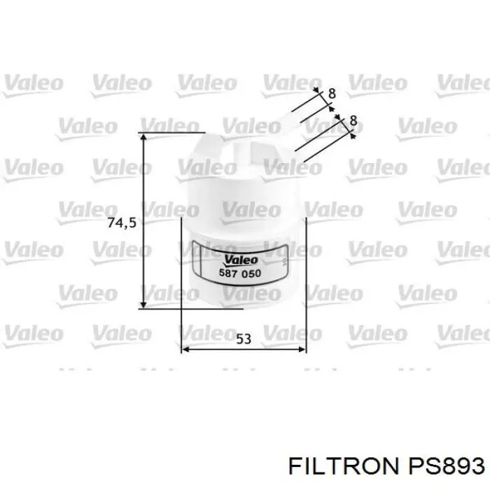PS893 Filtron топливный фильтр