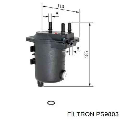Фильтр топливный Filtron PS9803