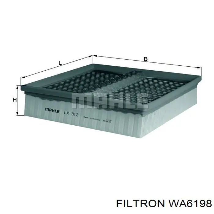WA6198 Filtron воздушный фильтр