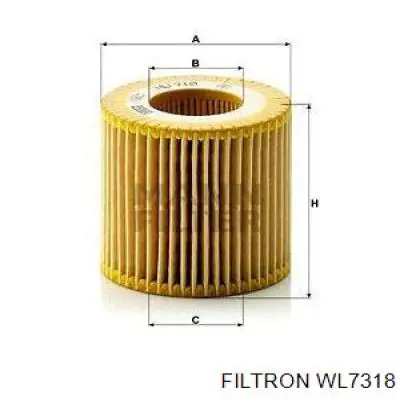 Масляный фильтр WL7318 Filtron