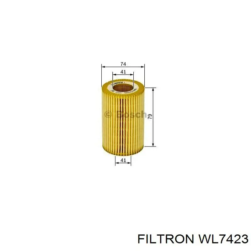 WL7423 Filtron Масляный фильтр двигателя