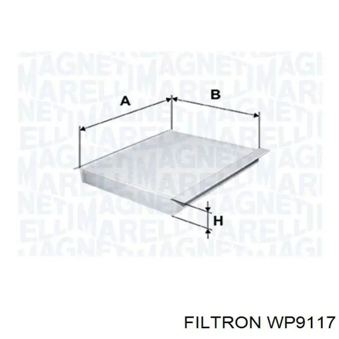 Фильтр салона WP9117 Filtron