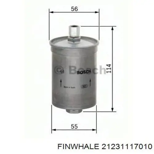 21231117010 Finwhale топливный фильтр