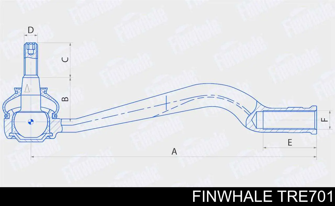 Рулевой наконечник TRE701 Finwhale