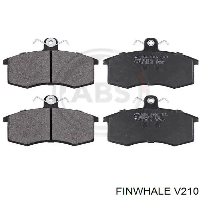 V210 Finwhale колодки тормозные передние дисковые
