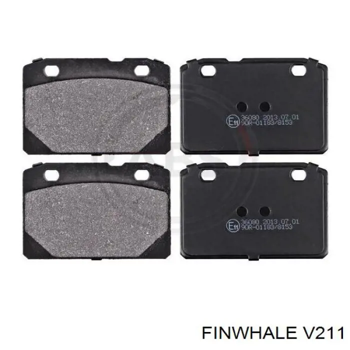 V211 Finwhale Колодки передние