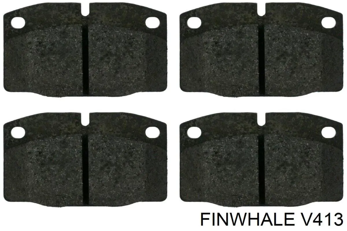 Колодки тормозные передние дисковые Finwhale V413
