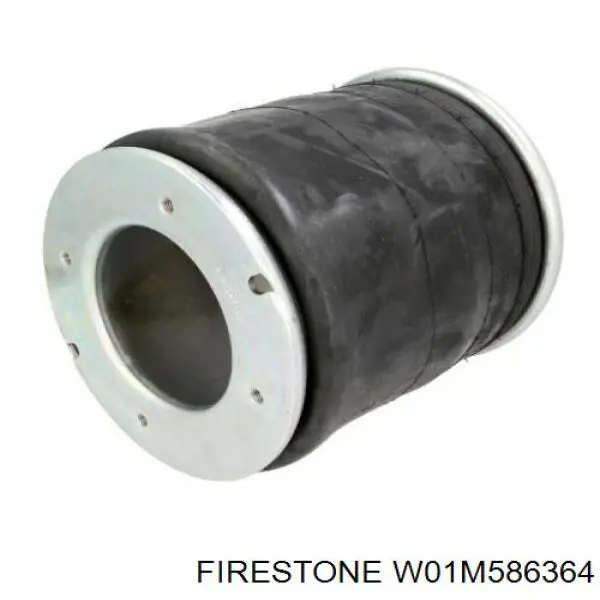  W01M586364 Firestone coxim pneumático (suspensão de lâminas pneumática do eixo traseiro)