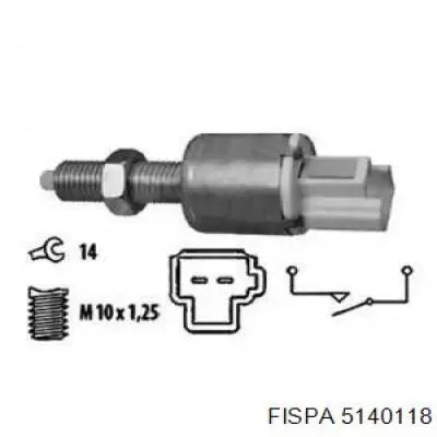 Датчик включения сцепления 5140118 Fispa