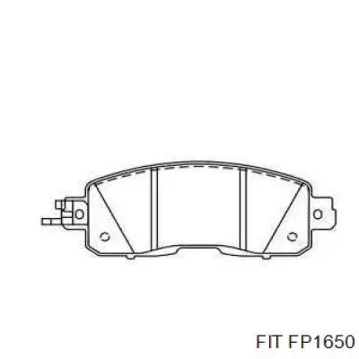 Передние тормозные колодки FP1650 FIT