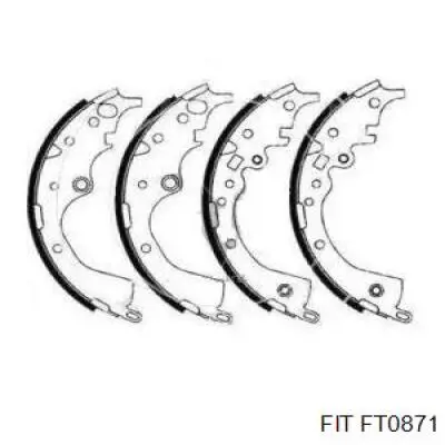 Задние барабанные колодки FT0871 FIT