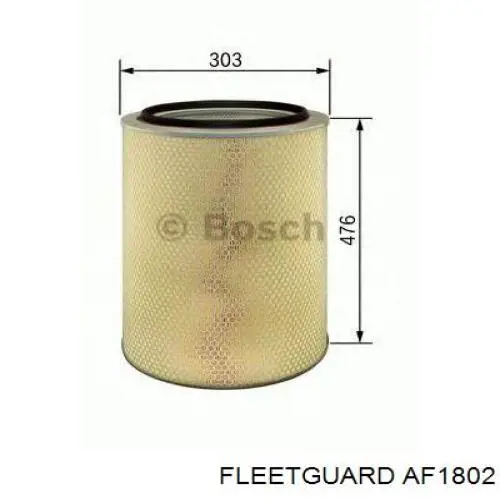 Filtro de aire AF1802 Fleetguard