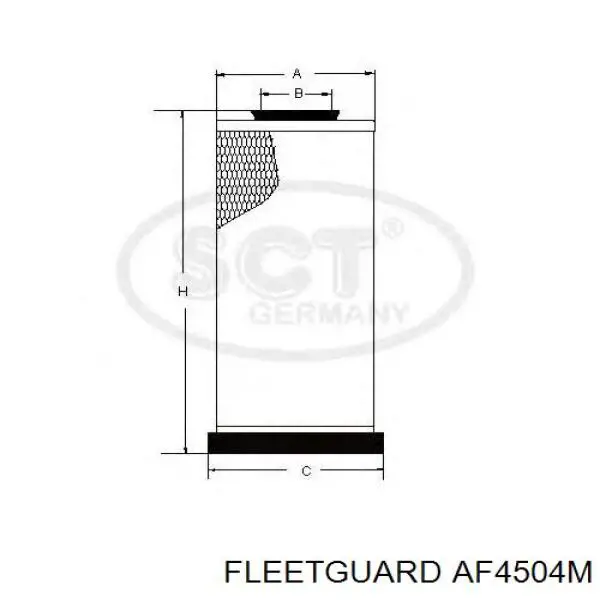 Воздушный фильтр AF4504M Fleetguard