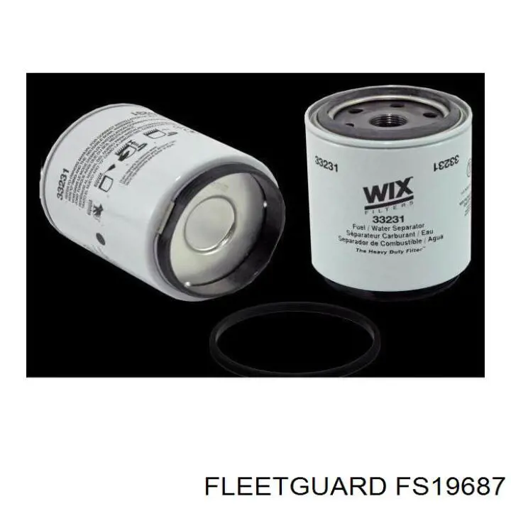Топливный фильтр FS19687 Fleetguard