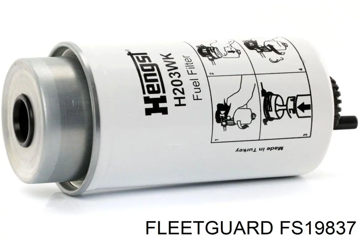 Купить FS19837 Fleetguard Фильтр-отстойник топлива грубой очистки