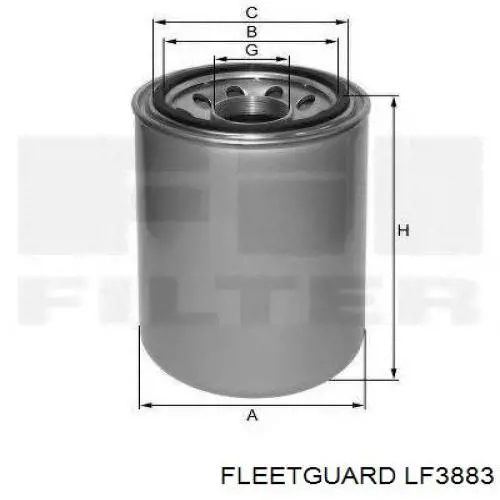 Масляный фильтр LF3883 Fleetguard