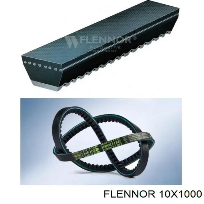 10X1000 Flennor ремень генератора
