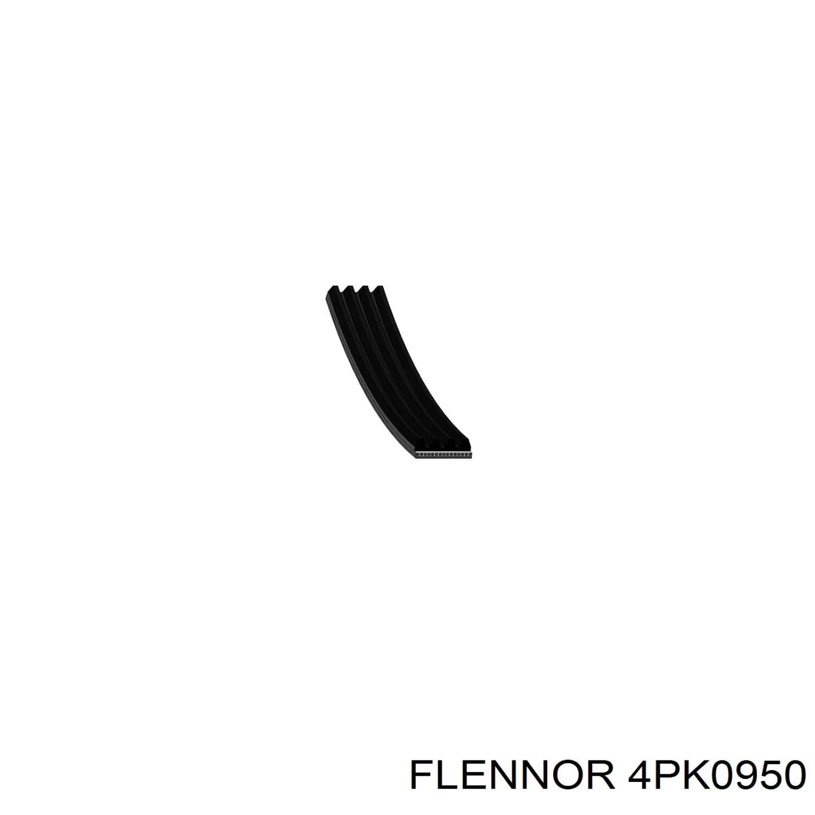 4PK0950 Flennor ремень генератора