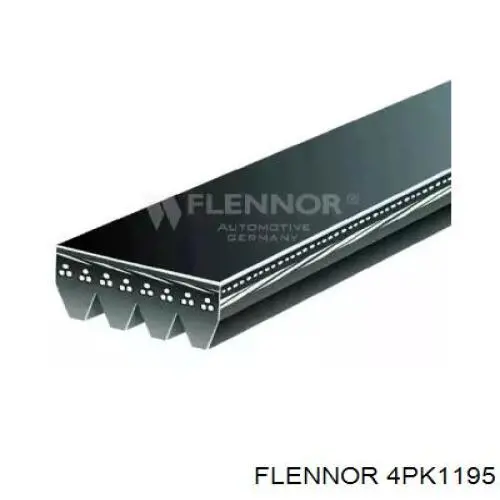 Ремень генератора 4PK1195 Flennor