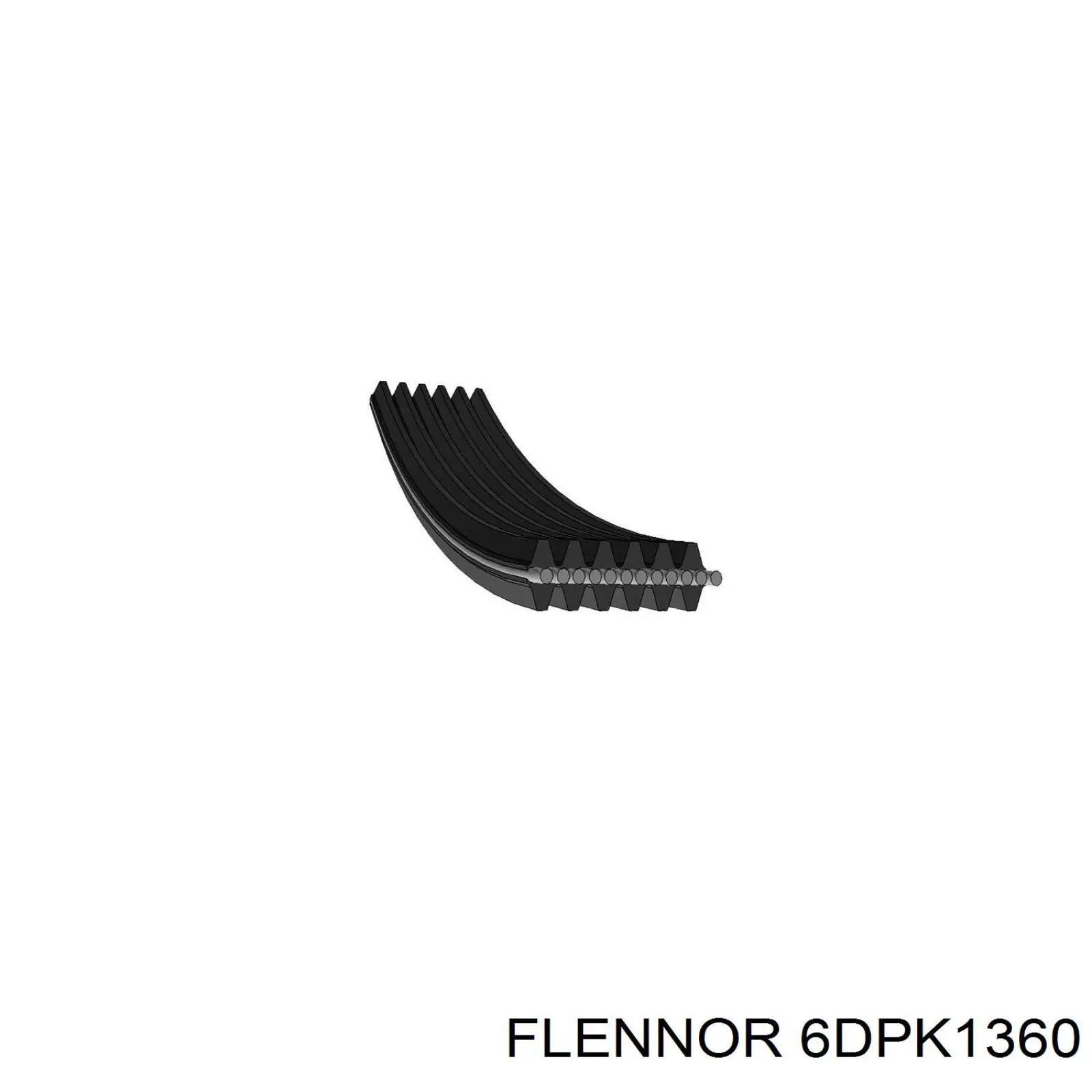 6DPK1360 Flennor ремень генератора