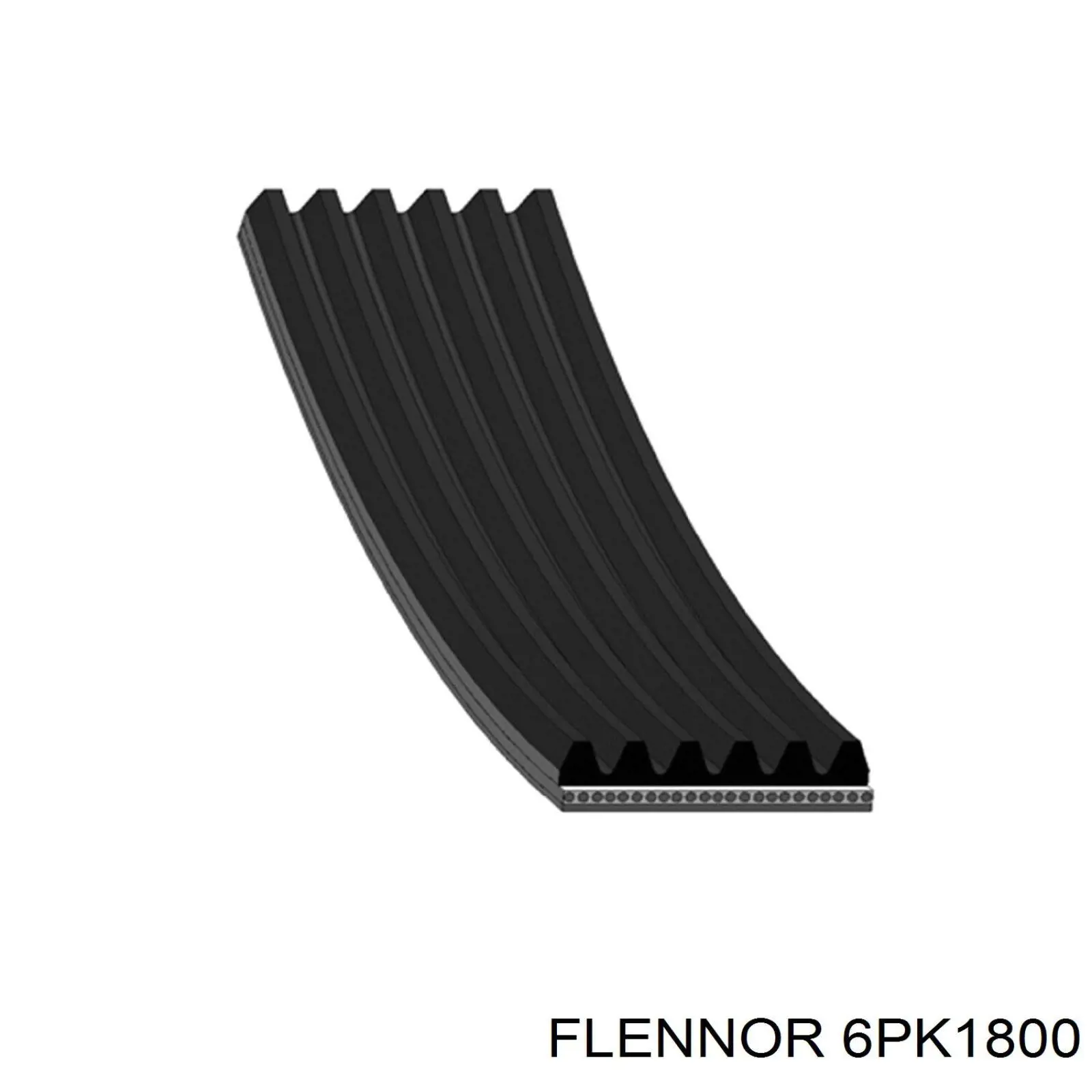 6PK1800 Flennor ремень генератора