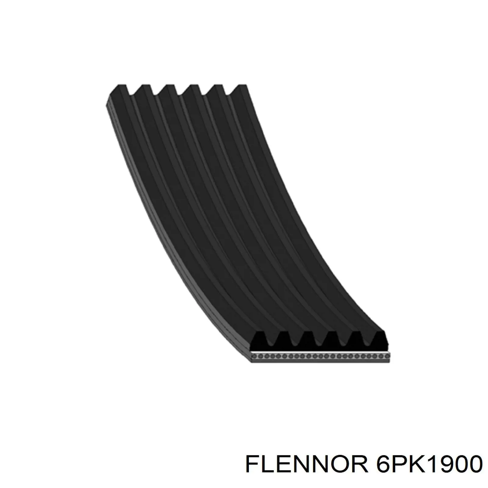 6PK1900 Flennor ремень генератора