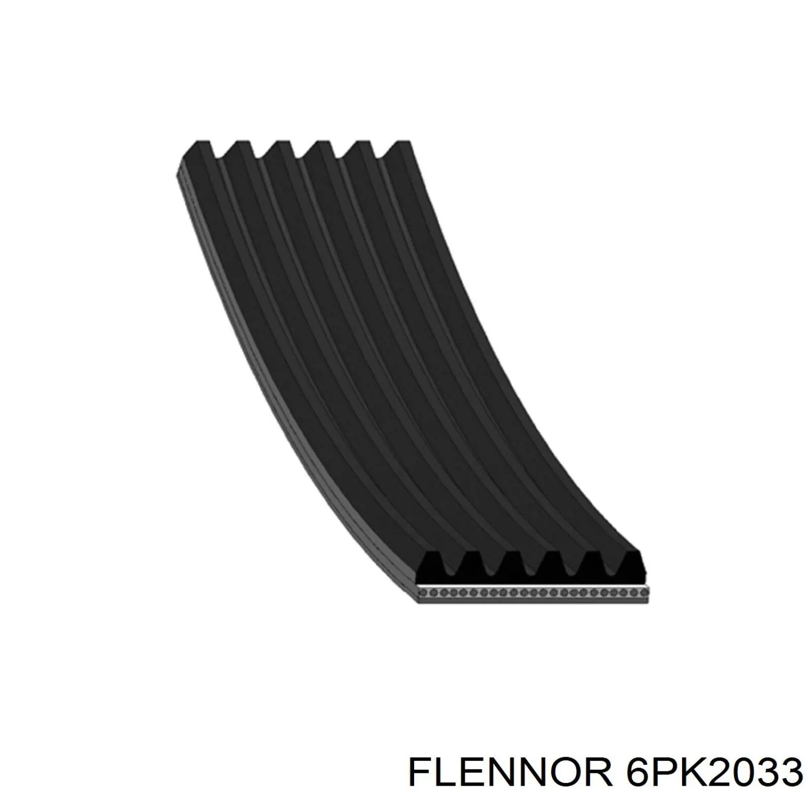 Ремень генератора 6PK2033 Flennor