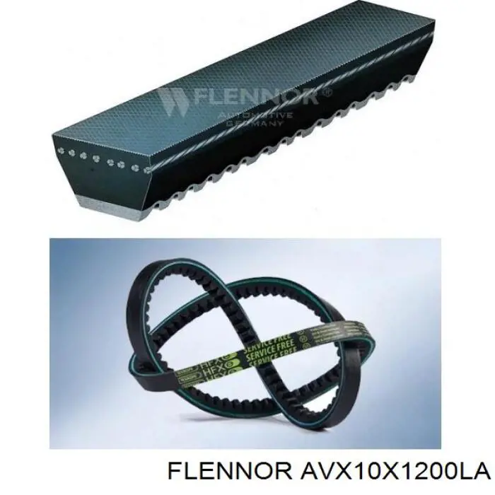 AVX10X1200LA Flennor ремень генератора
