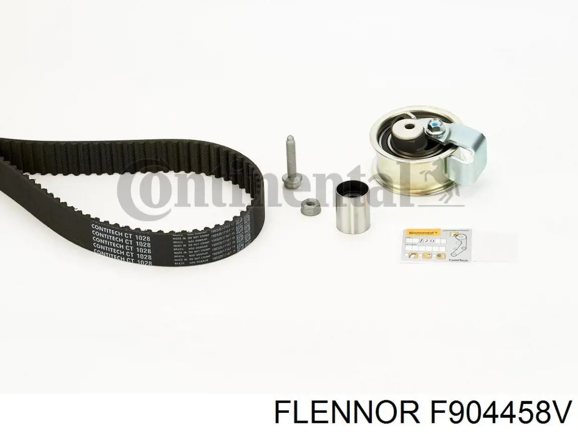 F904458V Flennor Комплект ремня ГРМ