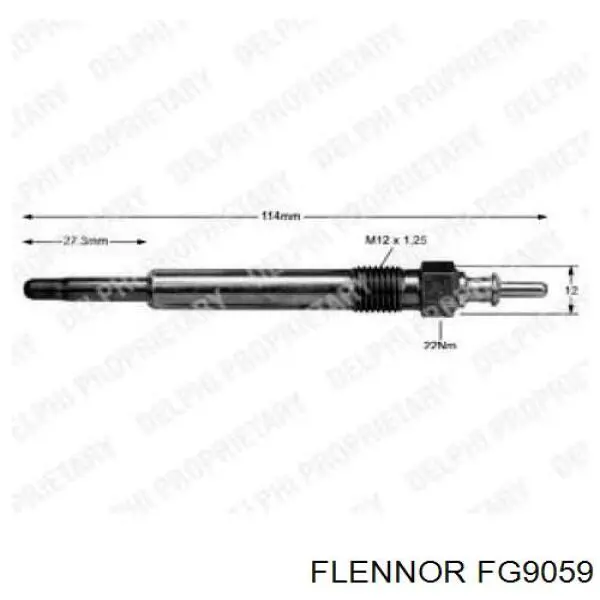 Свечи накала Flennor FG9059 цена, от 7.68 USD