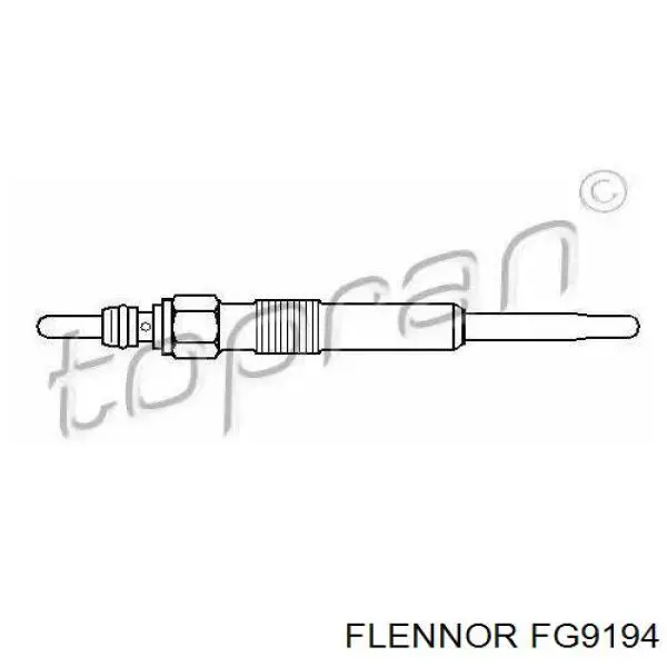 Свечи накала Flennor FG9194 цена, от 10.13 USD