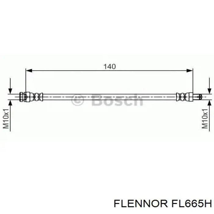 Стойка переднего стабилизатора FL665H Flennor