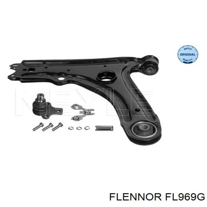 FL969G Flennor Рычаг передней подвески нижний, левый/правый