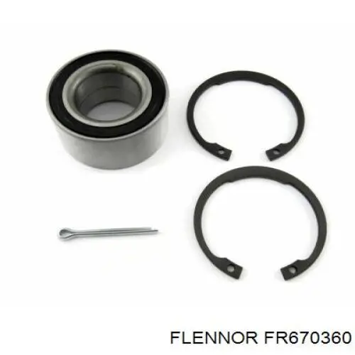 Комплект подшипника ступицы колеса Flennor FR670360 цена, от 30.51 USD