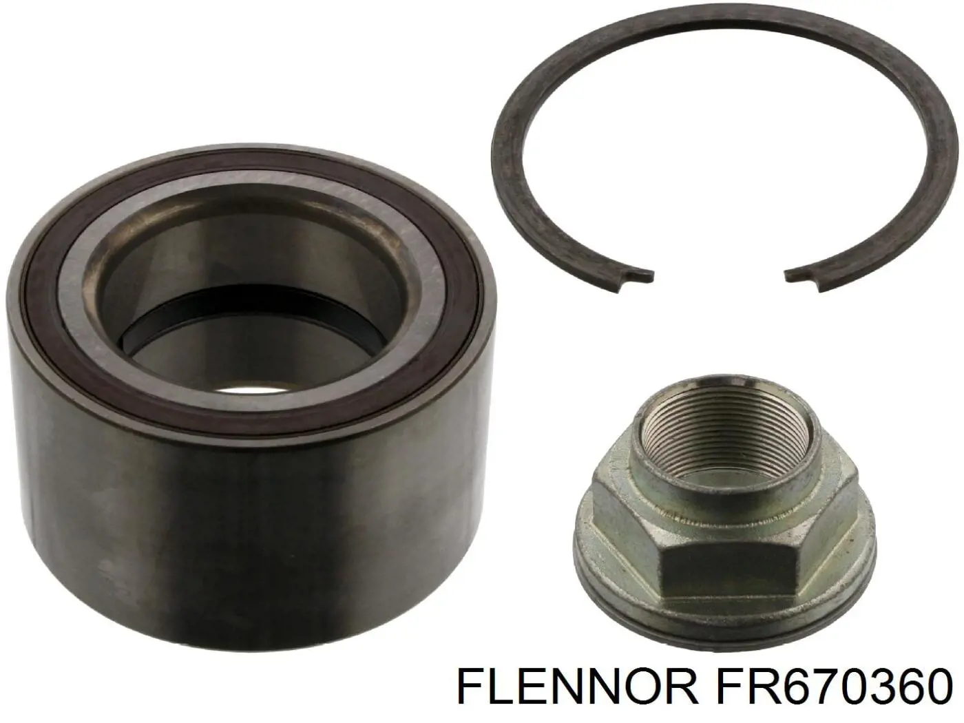 FR670360 Flennor подшипник ступицы передней