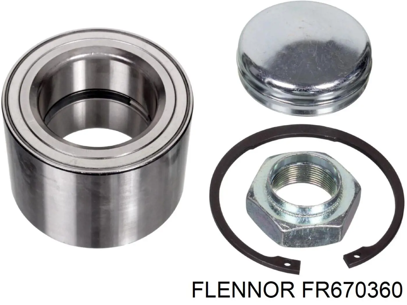 FR670360 Flennor Подшипник ступицы передней