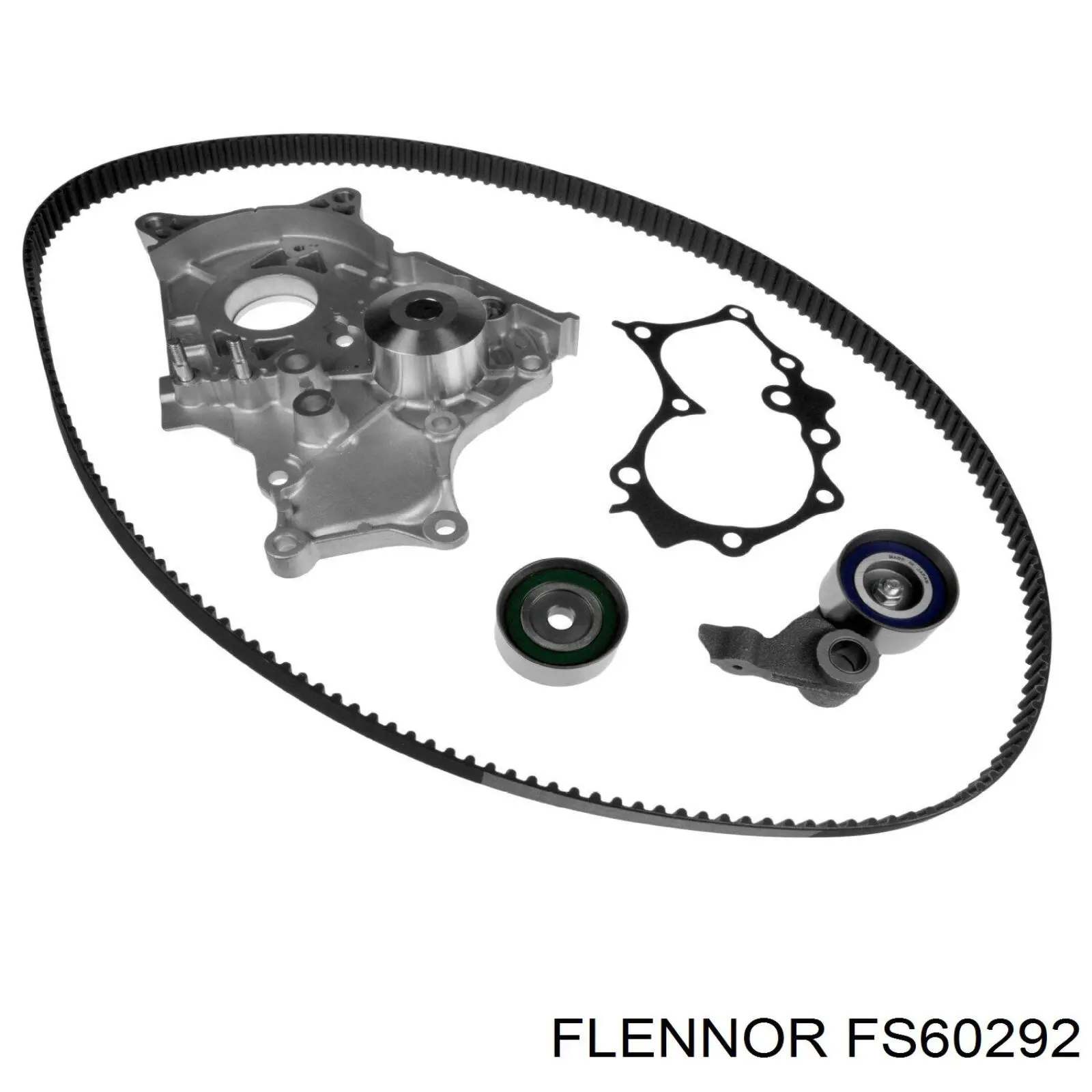 FS60292 Flennor Ролик натяжителя ремня ГРМ