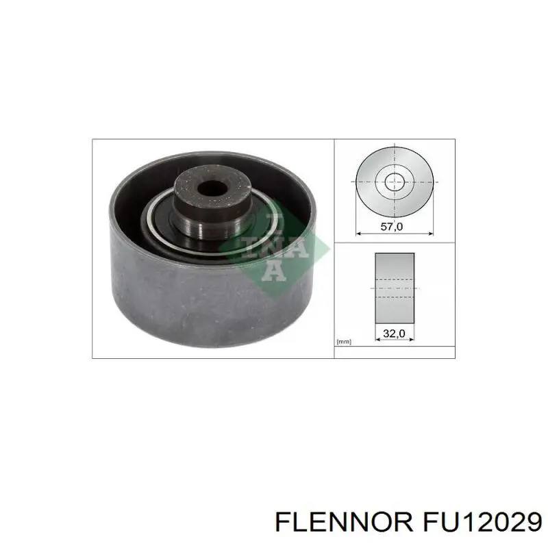 FU12029 Flennor Паразитный ведущий ролик